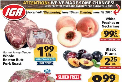 IGA (Kentucky) Weekly Ad & Flyer June 10 to 16