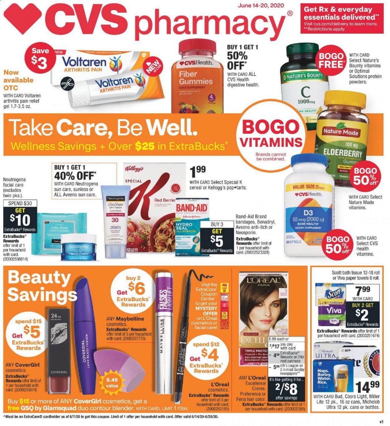 CVS Pharmacy Weekly Ad & Flyer June 14 to 20