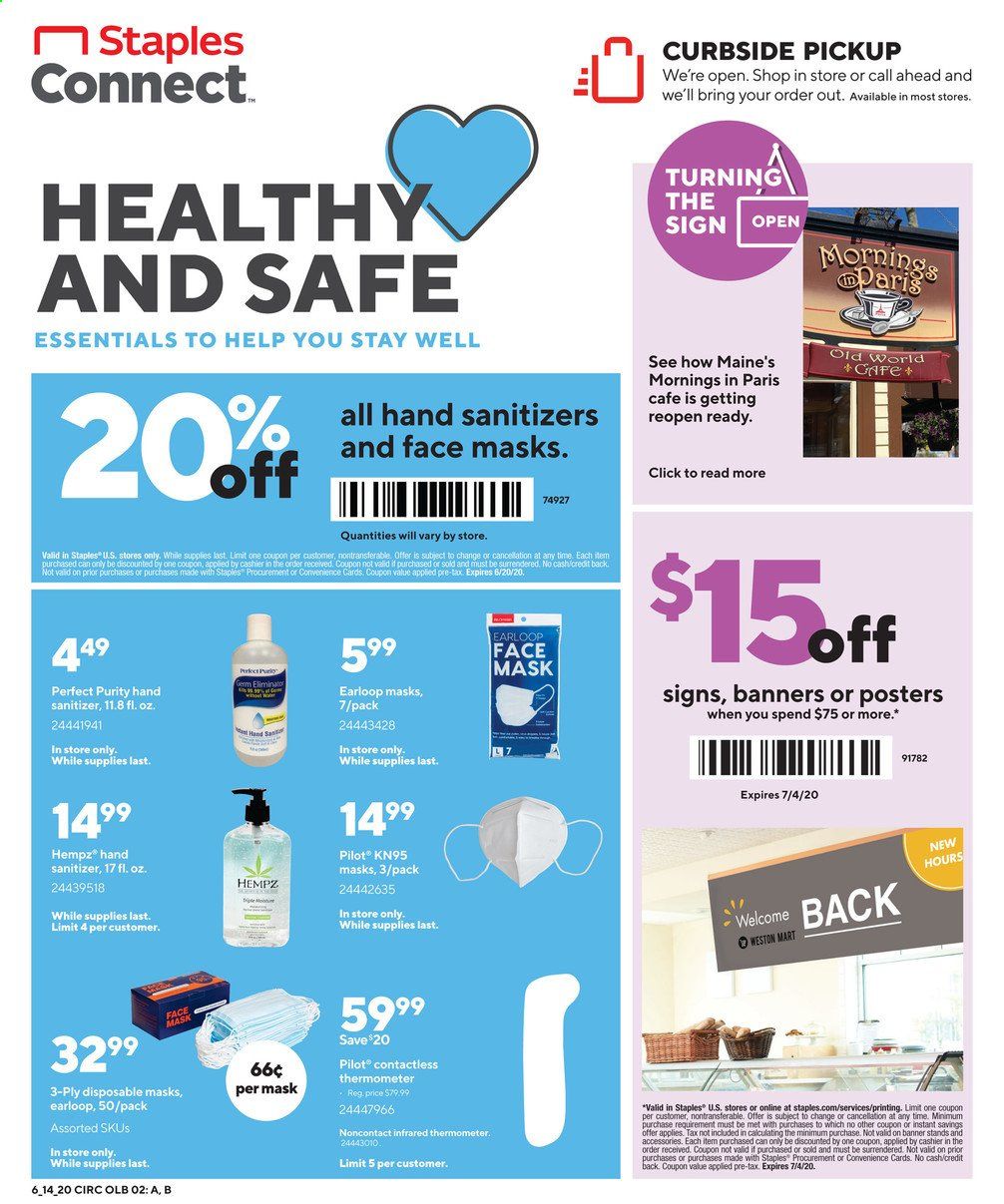Staples Weekly Ad & Flyer June 14 to 20