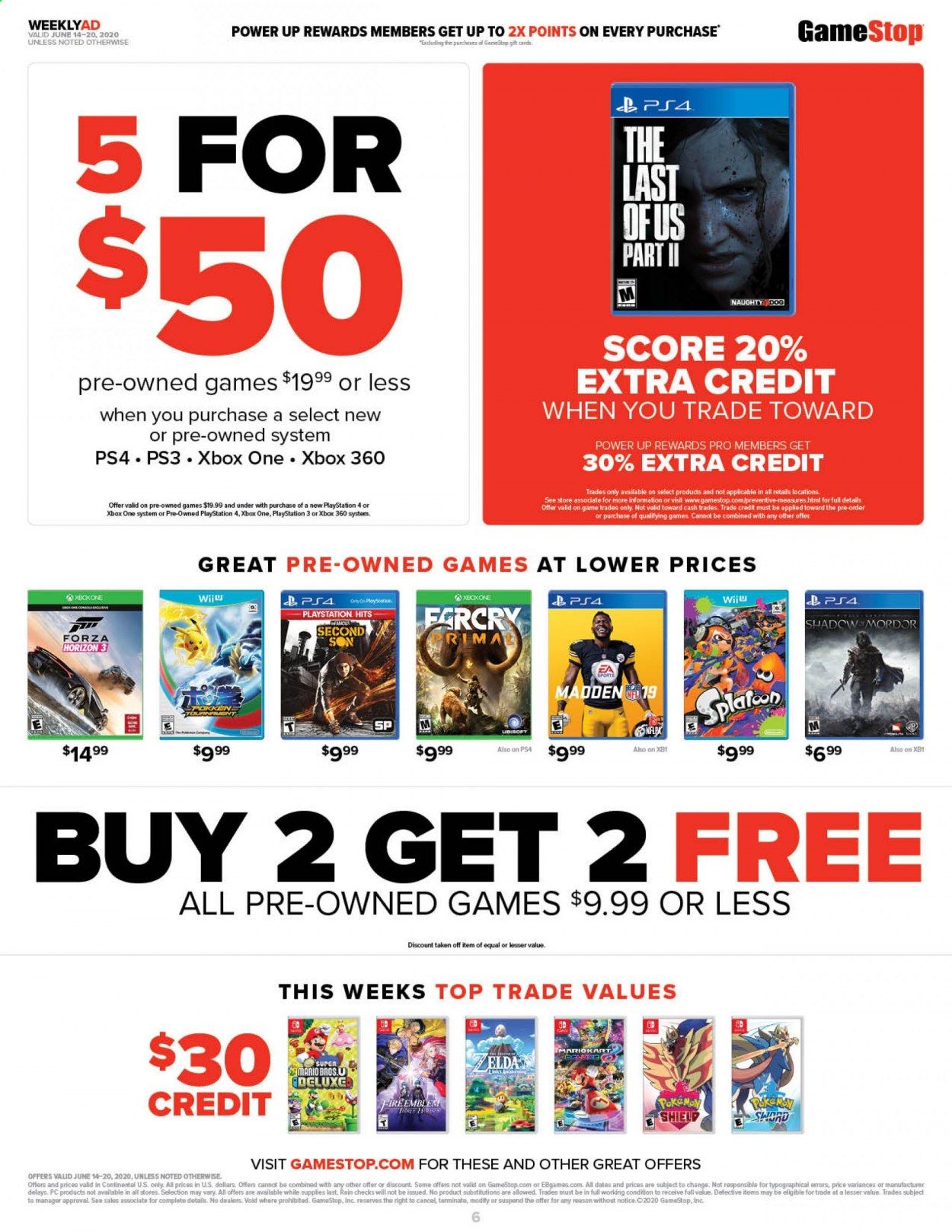 GameStop Weekly Ad & Flyer June 14 to 20