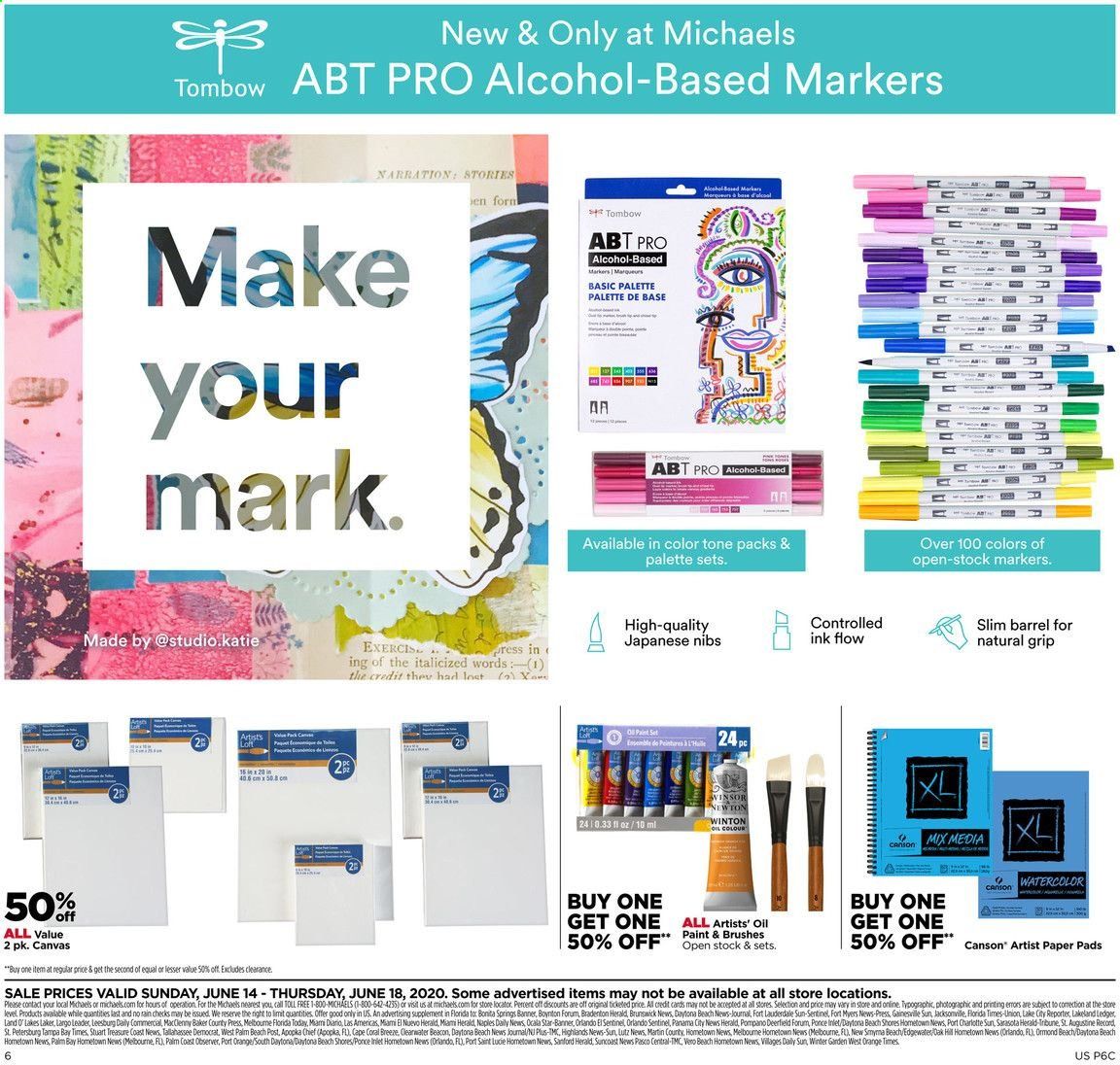 Michaels Weekly Ad & Flyer June 14 to 18