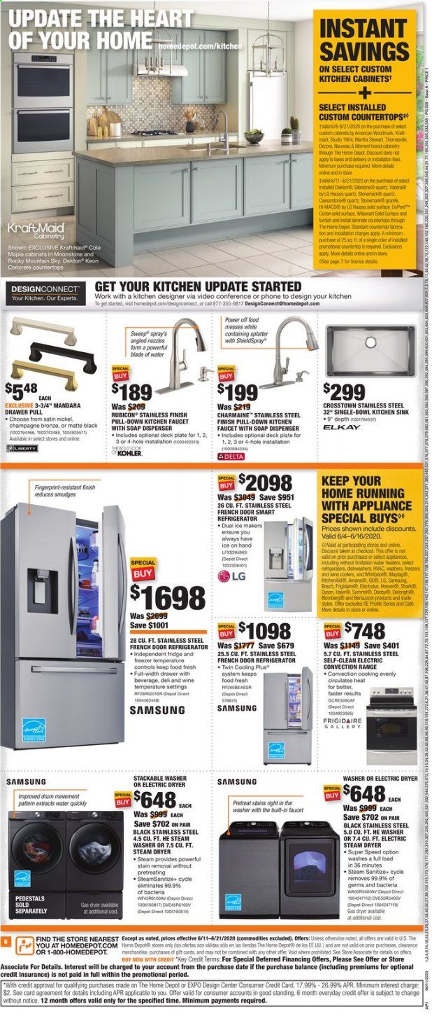 The Home Depot Weekly Ad & Flyer June 11 to 21