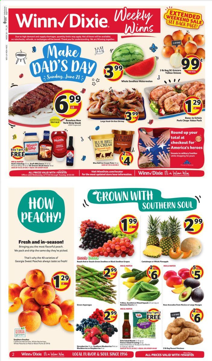 Winn Dixie Weekly Ad & Flyer June 17 to 23