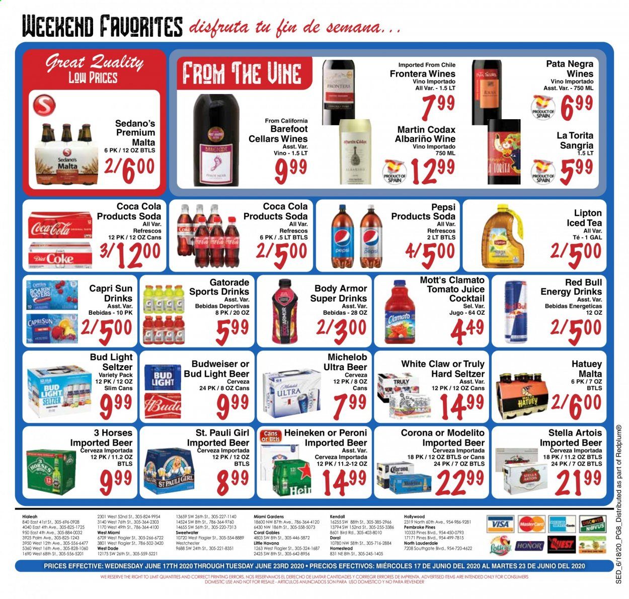 Sedano's Weekly Ad & Flyer June 17 to 23