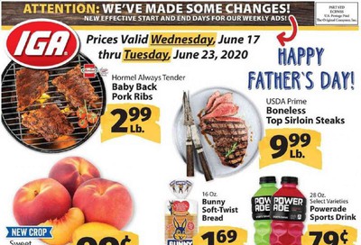IGA (Illinois) Weekly Ad & Flyer June 17 to July 1