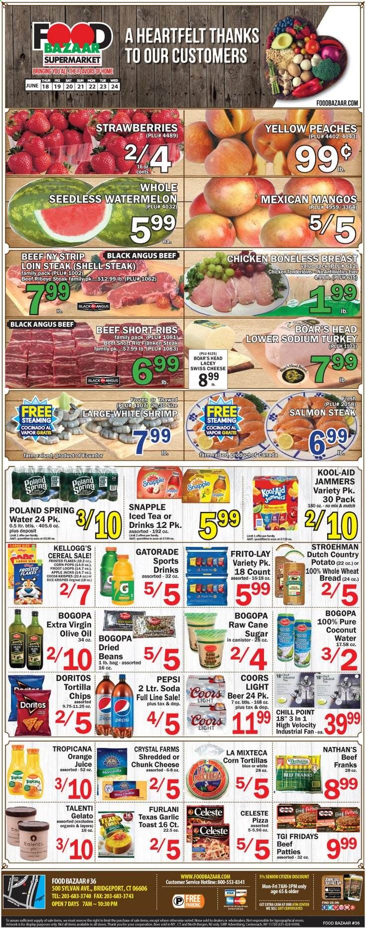 Food Bazaar Weekly Ad & Flyer June 18 to 24