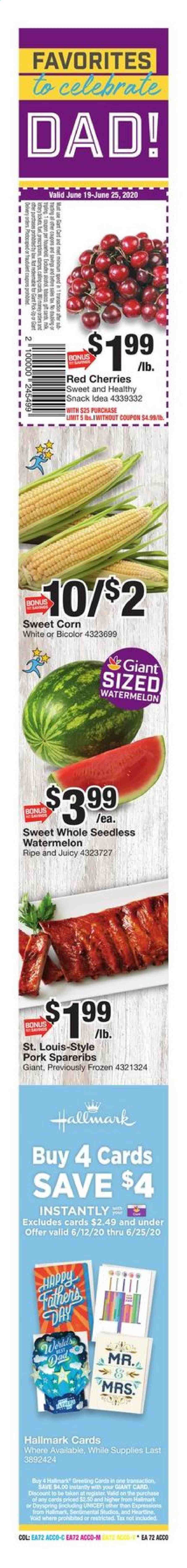 Giant Food Weekly Ad & Flyer June 19 to 25