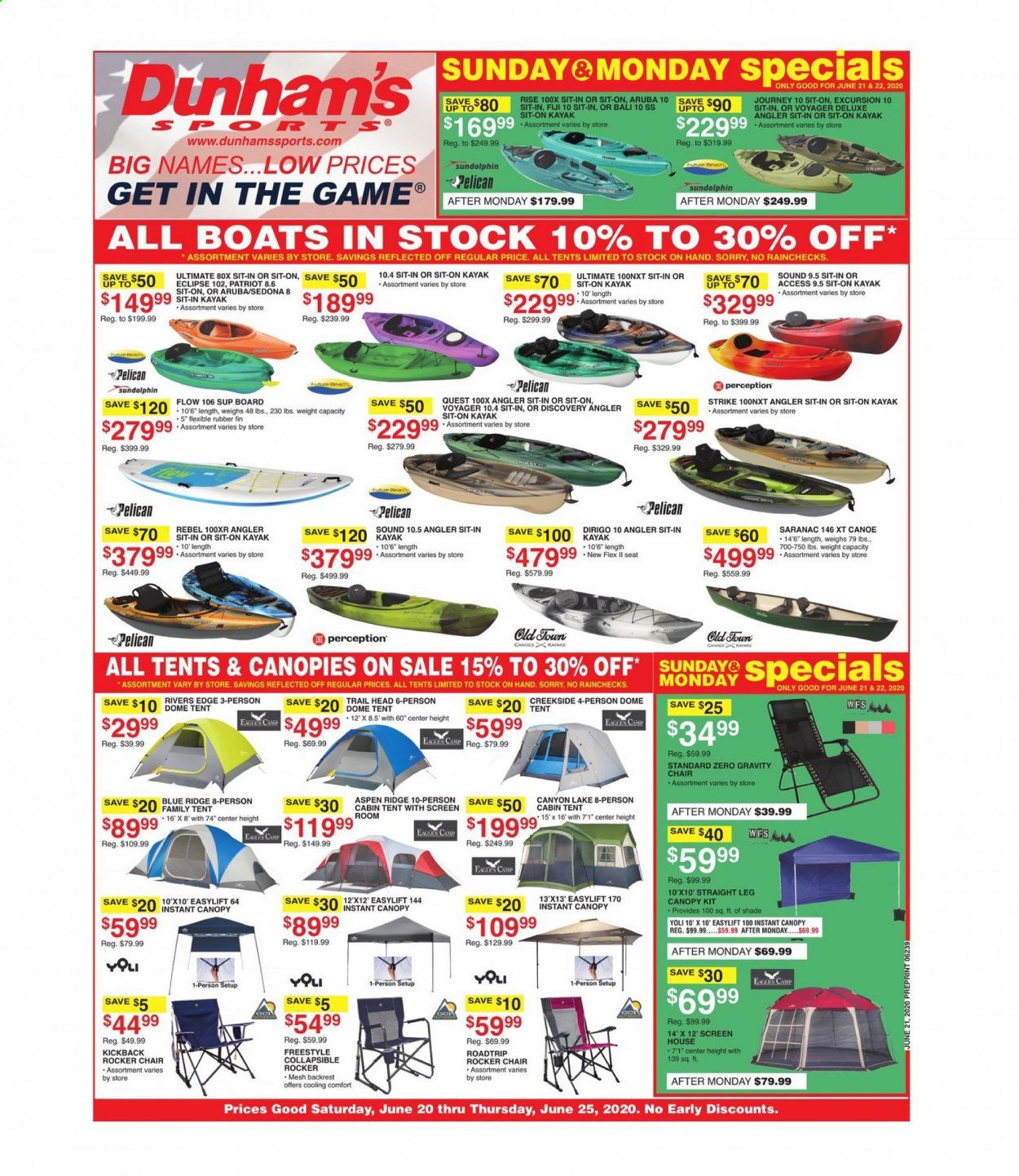 Dunham's Sports Weekly Ad & Flyer June 20 to 25