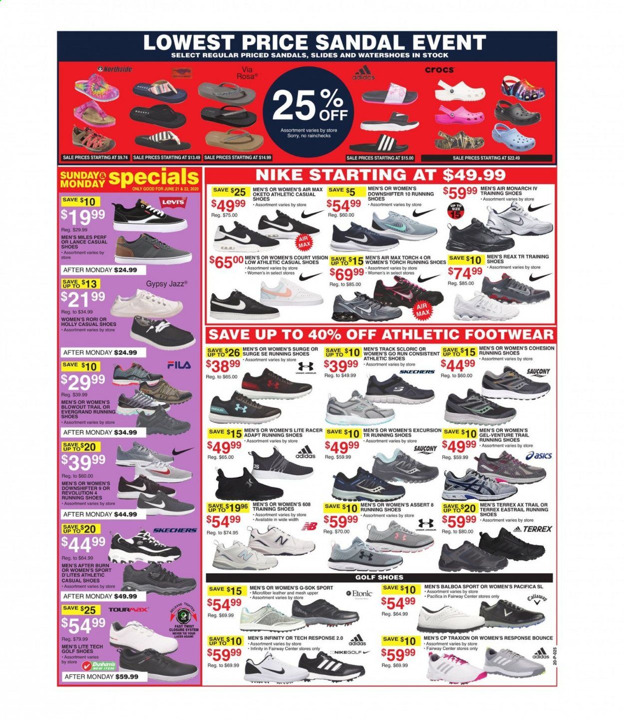 Dunham's Sports Weekly Ad & Flyer June 20 to 25