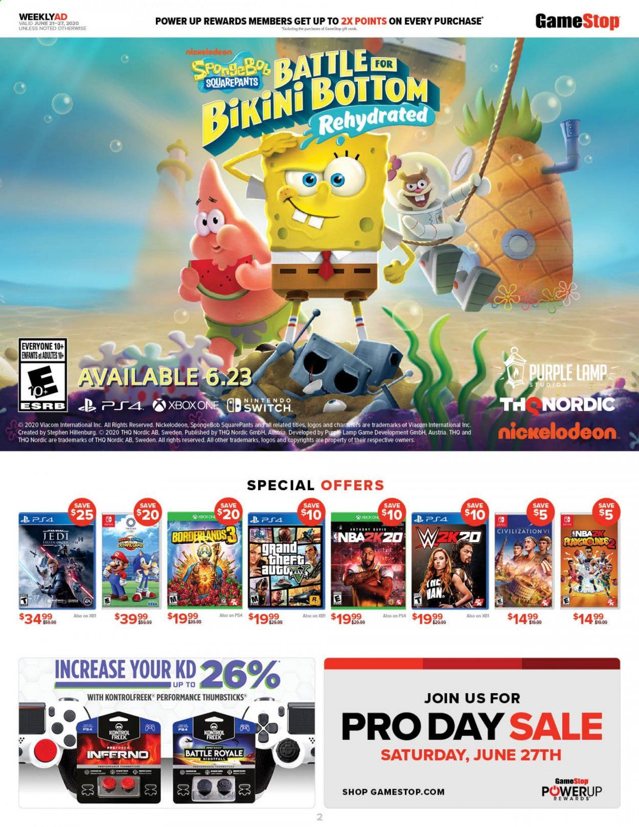 GameStop Weekly Ad & Flyer June 21 to 27