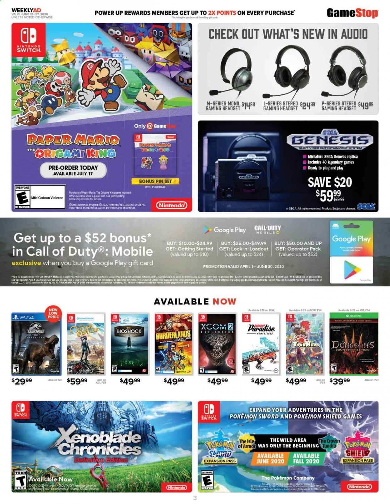 GameStop Weekly Ad & Flyer June 21 to 27