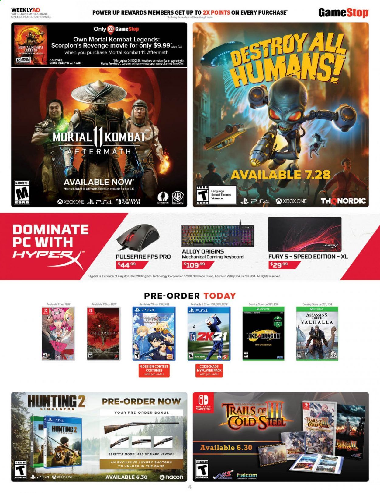 GameStop Weekly Ad & Flyer June 21 to 27