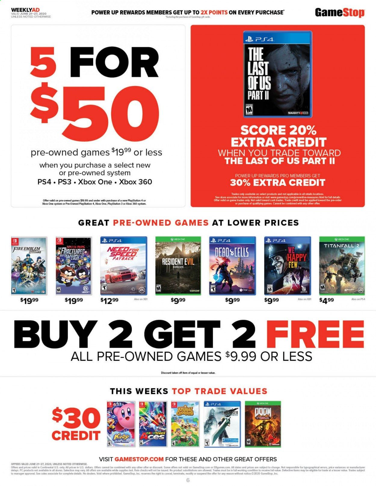 GameStop Weekly Ad & Flyer June 21 to 27