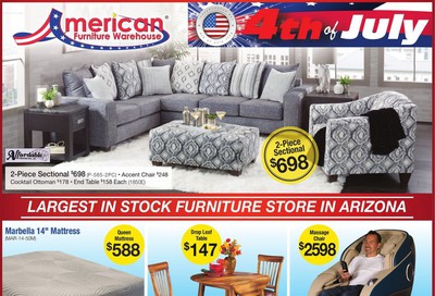 American Furniture Warehouse Weekly Ad & Flyer June 17 to July 4