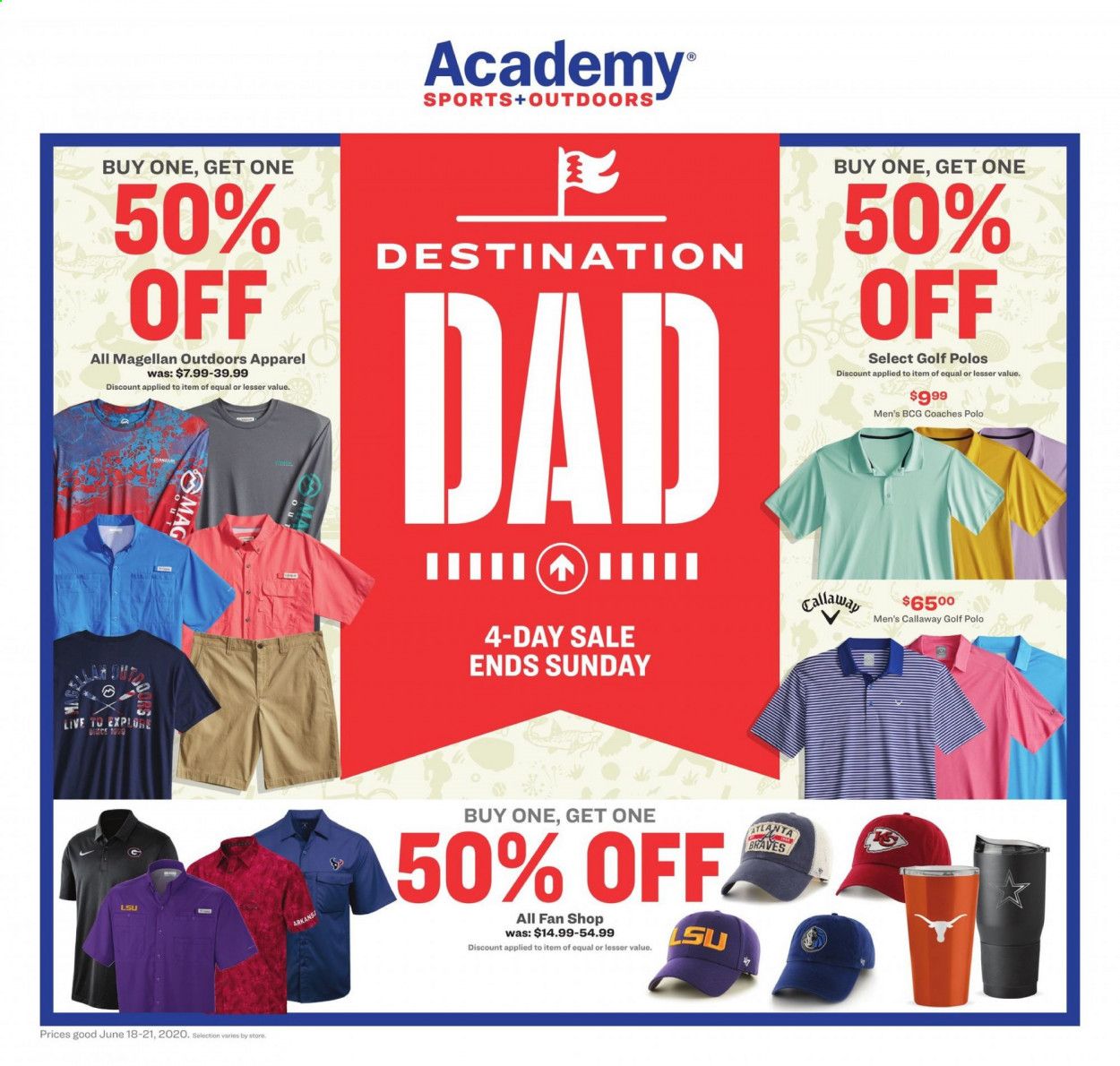 Academy Sports Weekly Ad & Flyer June 18 to 21