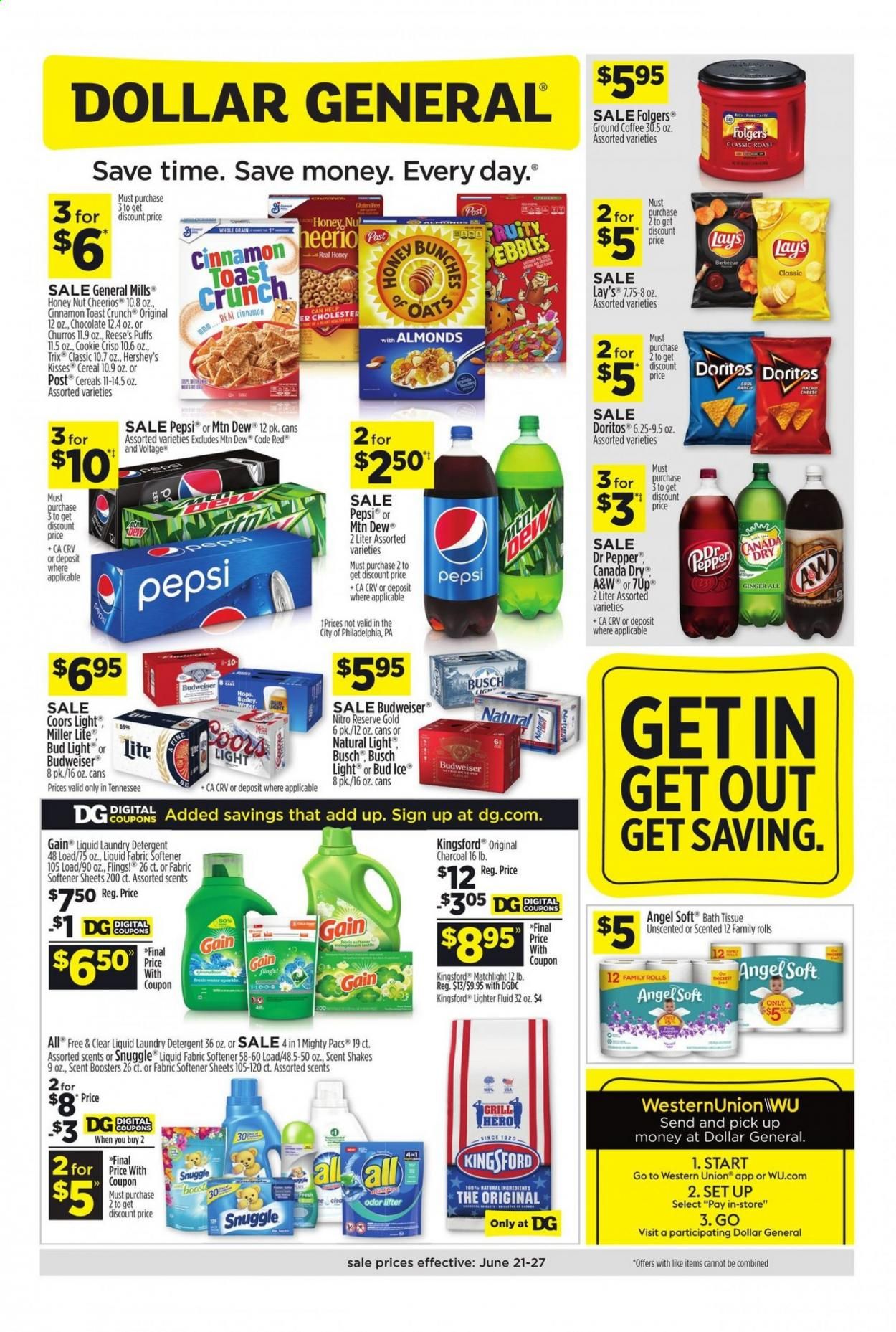 Dollar General Weekly Ad & Flyer June 21 to 27