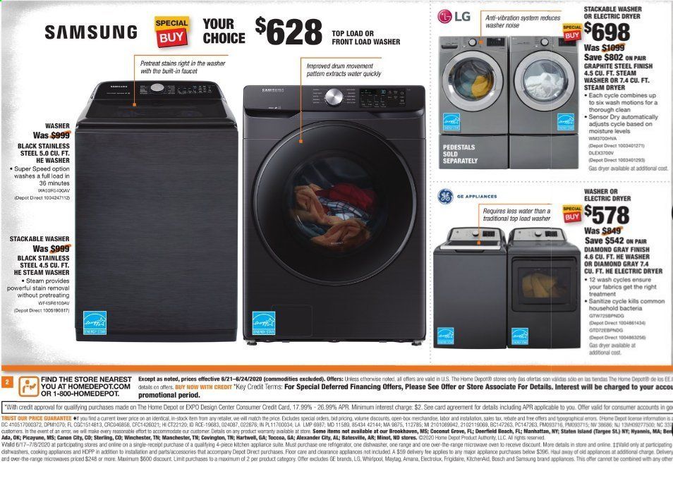 The Home Depot Weekly Ad & Flyer June 21 to 24