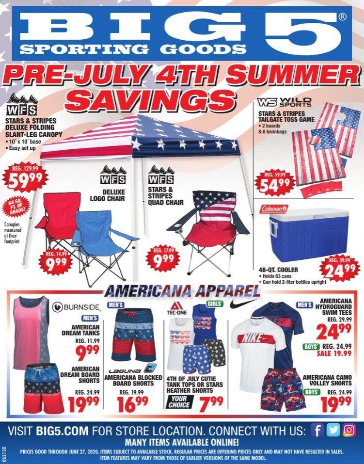 Big 5 Weekly Ad & Flyer June 21 to 28