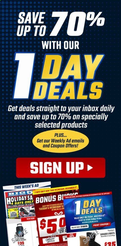 Big 5 Weekly Ad & Flyer June 21 to 28