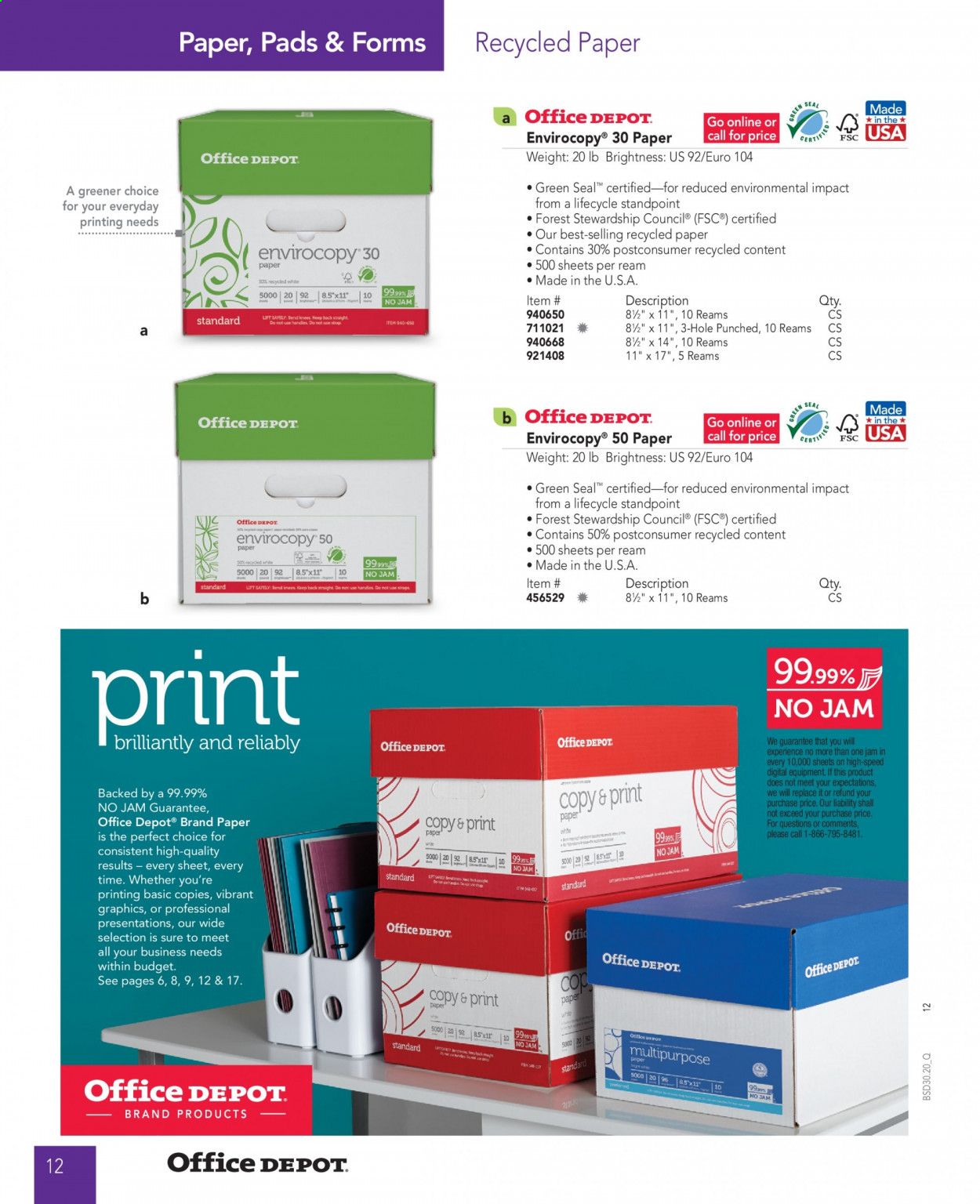 Office DEPOT Weekly Ad & Flyer June 23 to July 7