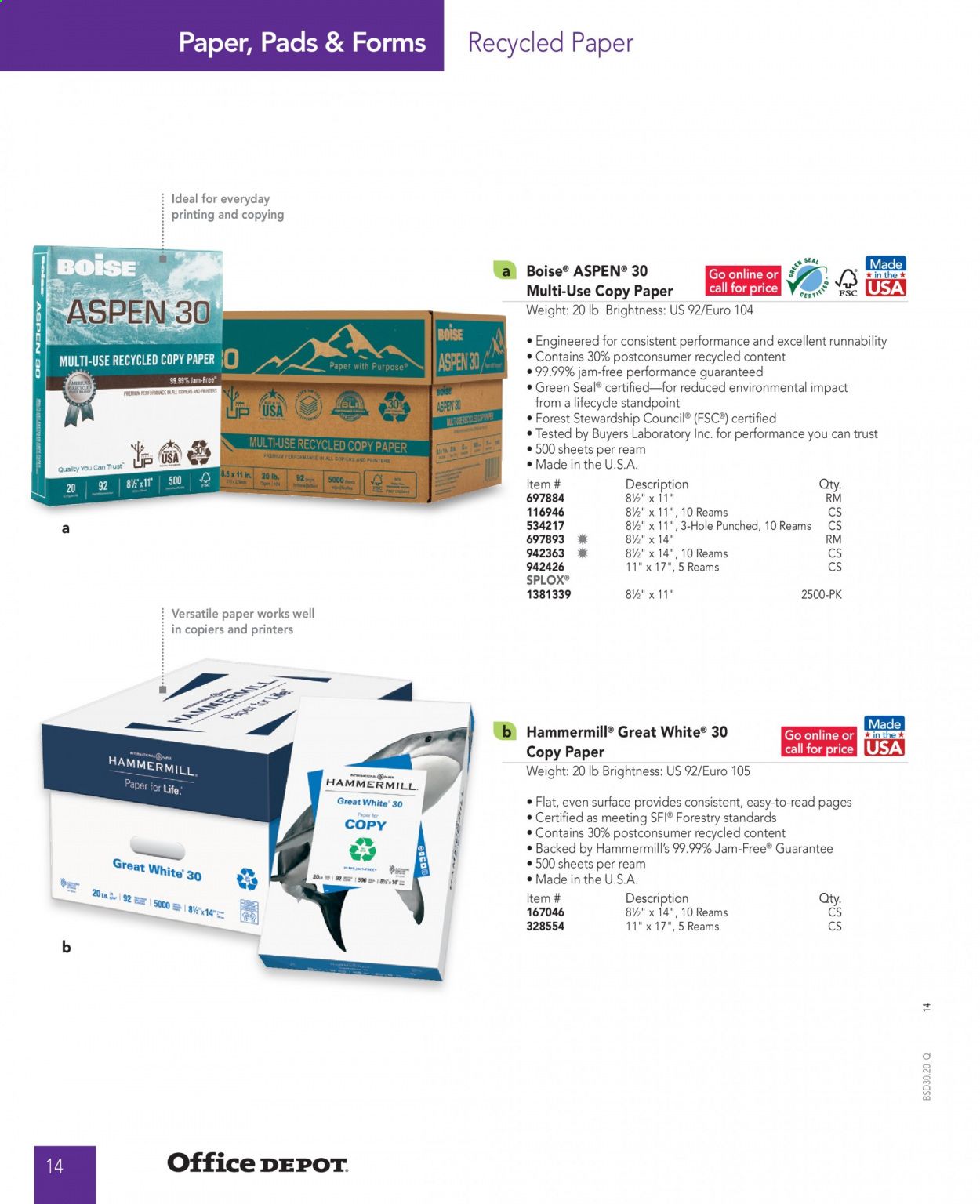 Office DEPOT Weekly Ad & Flyer June 23 to July 7