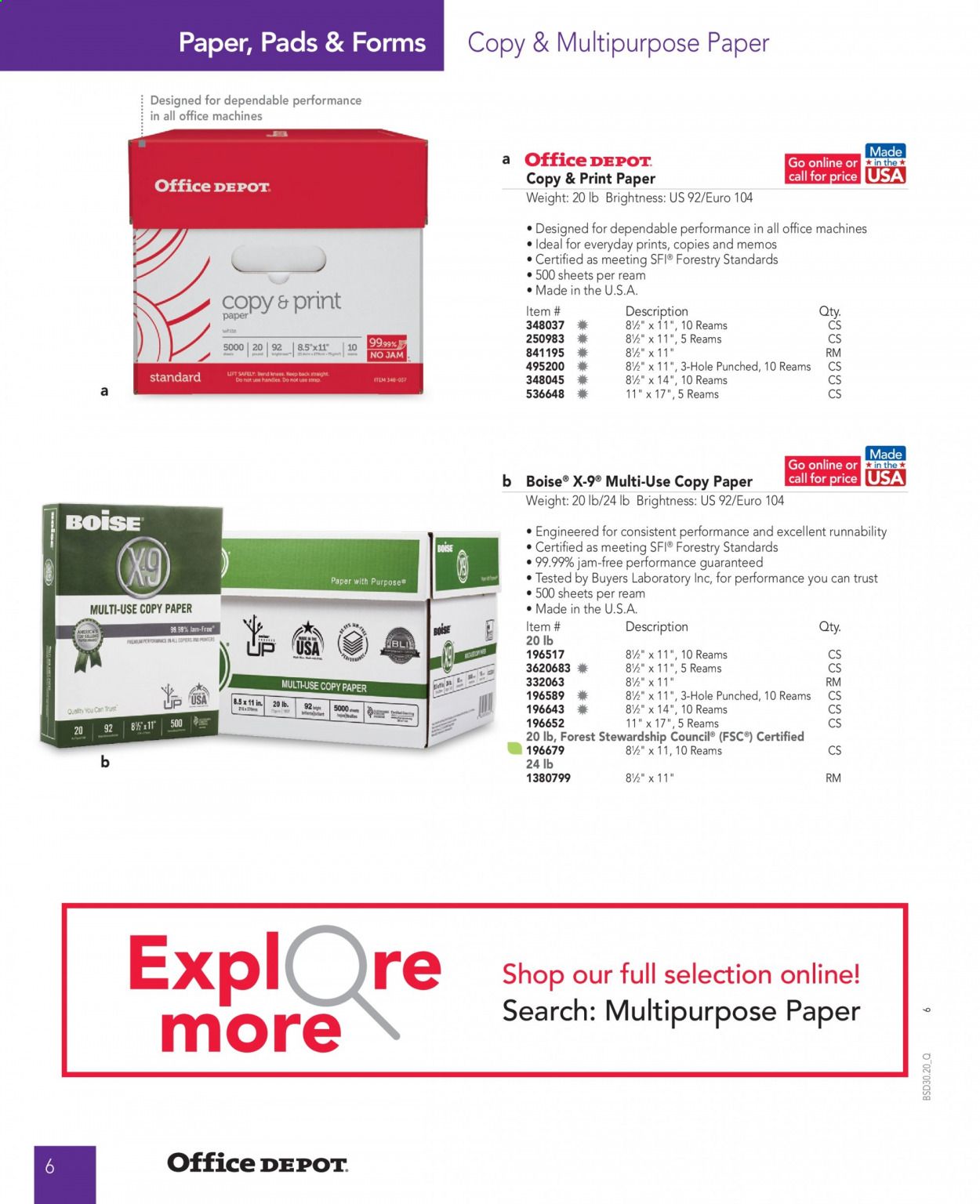 Office DEPOT Weekly Ad & Flyer June 23 to July 7