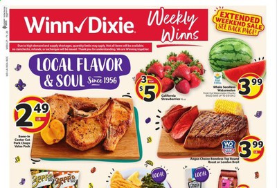 Winn Dixie Weekly Ad & Flyer June 24 to 30