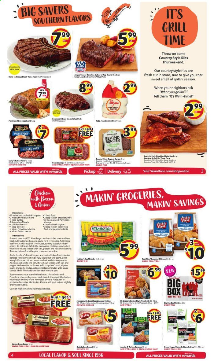 Winn Dixie Weekly Ad & Flyer June 24 to 30