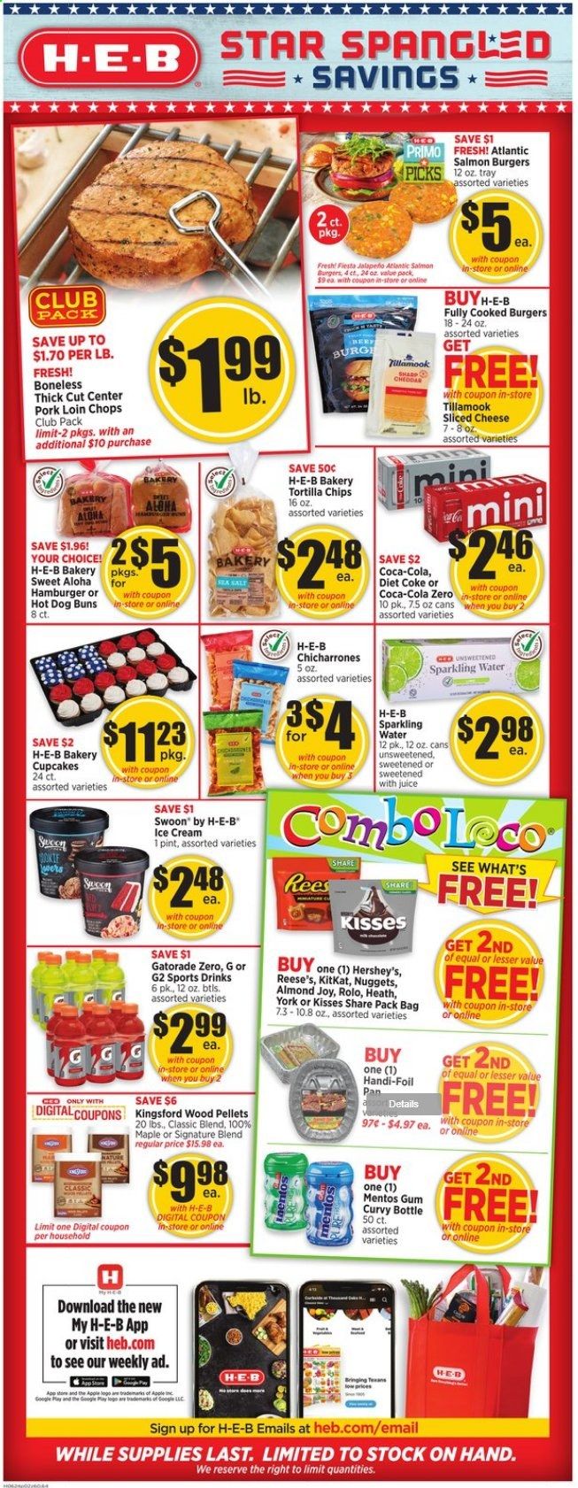 H-E-B Weekly Ad & Flyer June 24 to 30