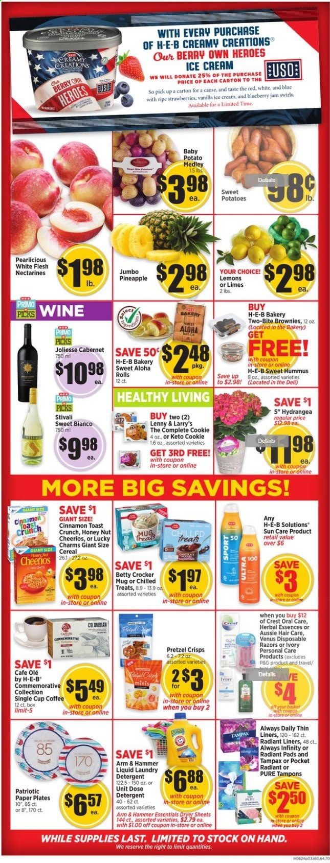 H-E-B Weekly Ad & Flyer June 24 to 30