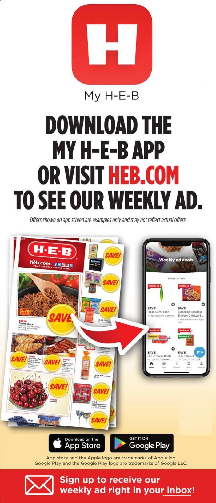 H-E-B Weekly Ad & Flyer June 24 to 30