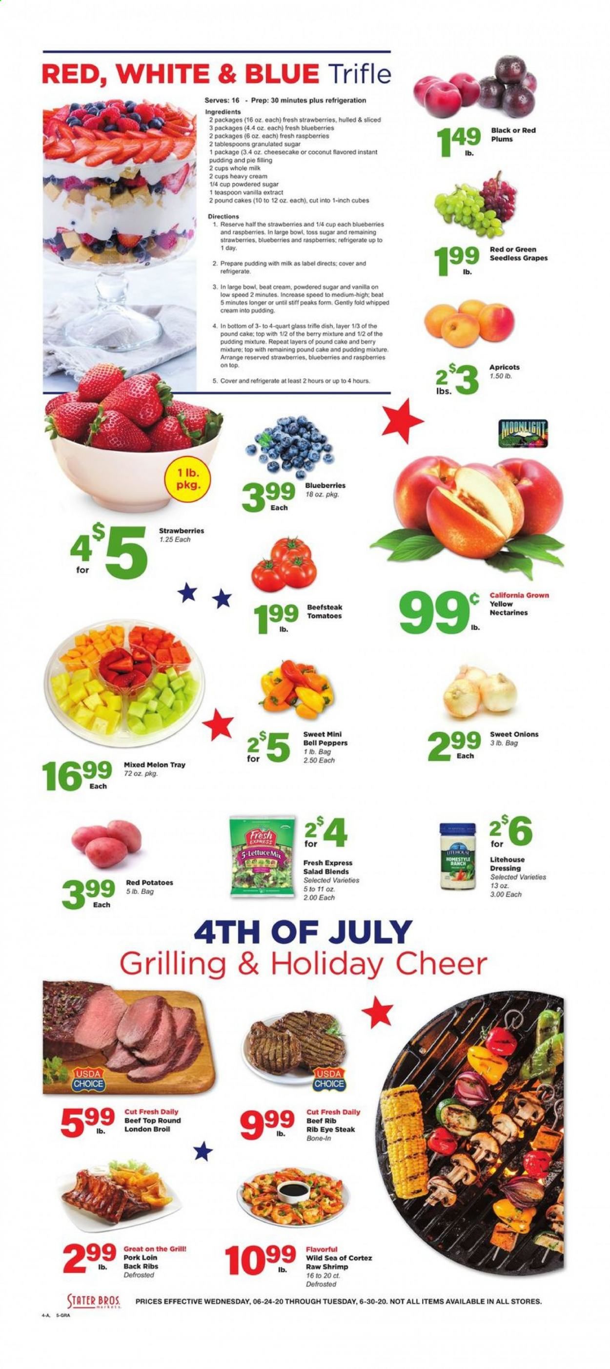 Stater Bros. Weekly Ad & Flyer June 24 to 30