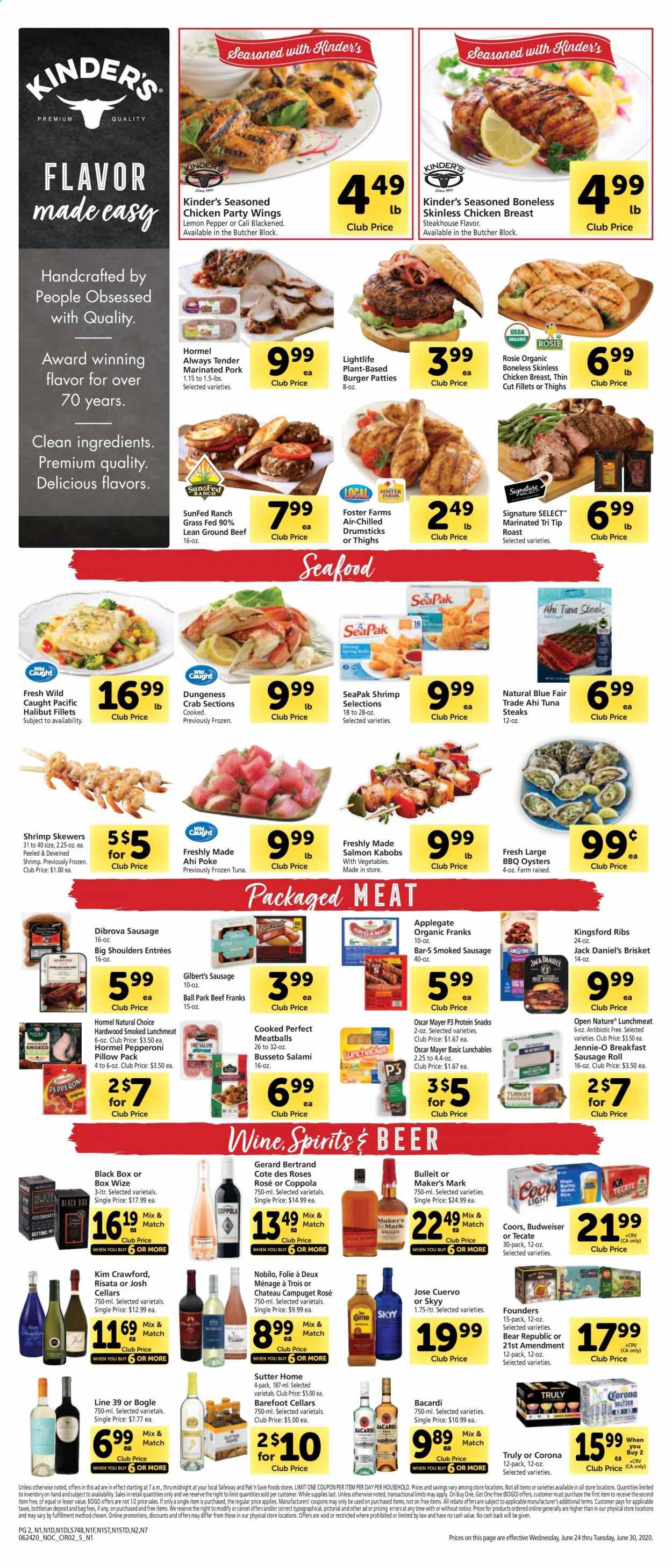 Safeway Weekly Ad & Flyer June 24 to 30
