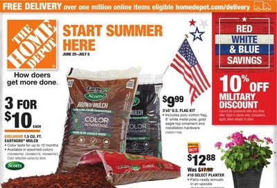 The Home Depot (START SUMMER HERE) Weekly Ad & Flyer June 25 to July 5