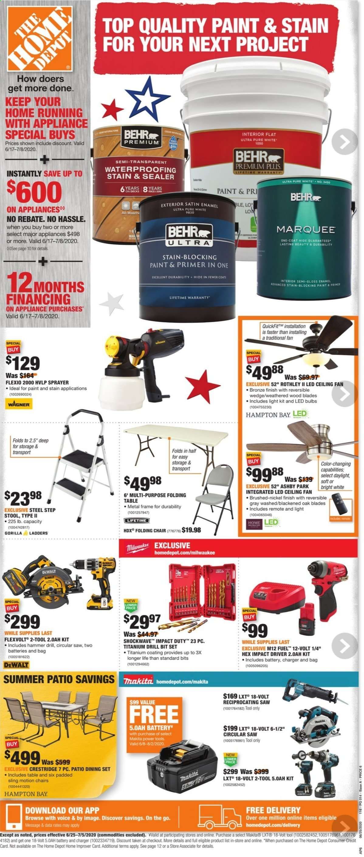 The Home Depot (START SUMMER HERE) Weekly Ad & Flyer June 25 to July 5