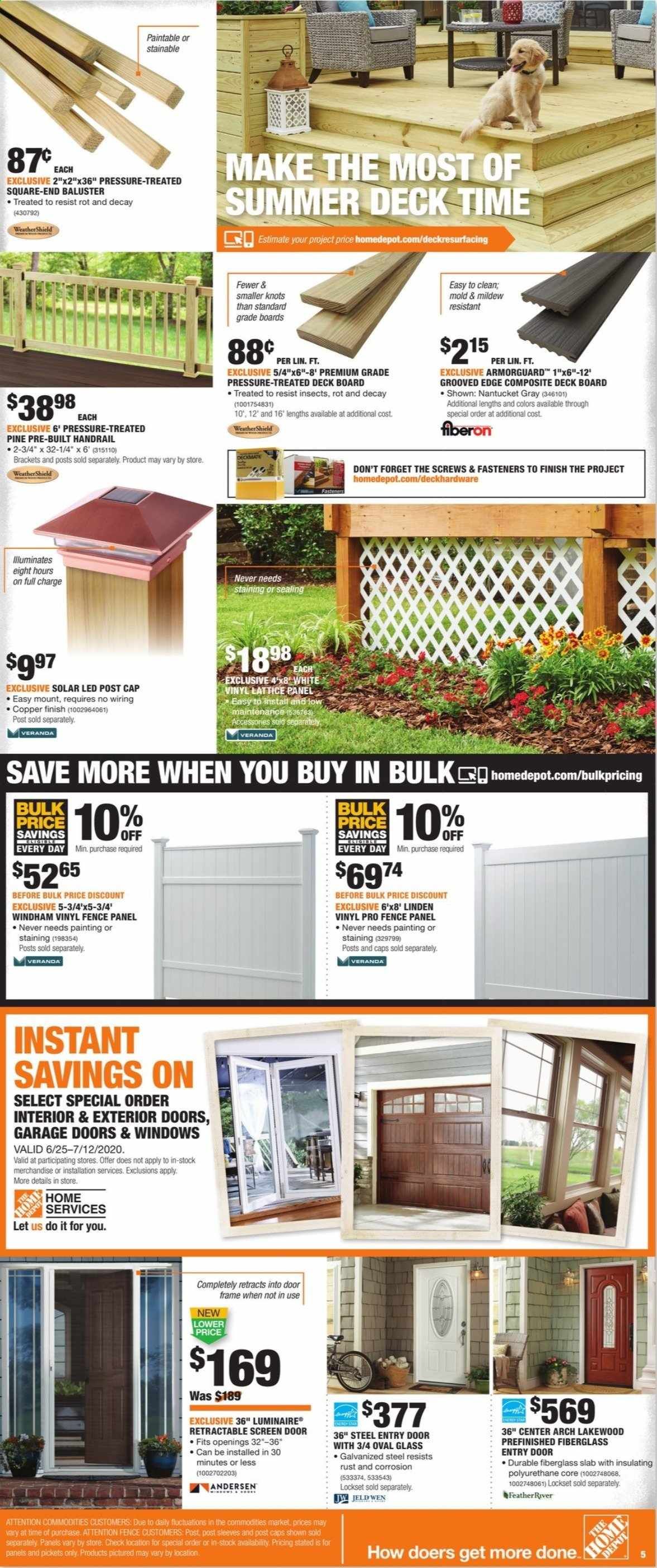 The Home Depot (START SUMMER HERE) Weekly Ad & Flyer June 25 to July 5