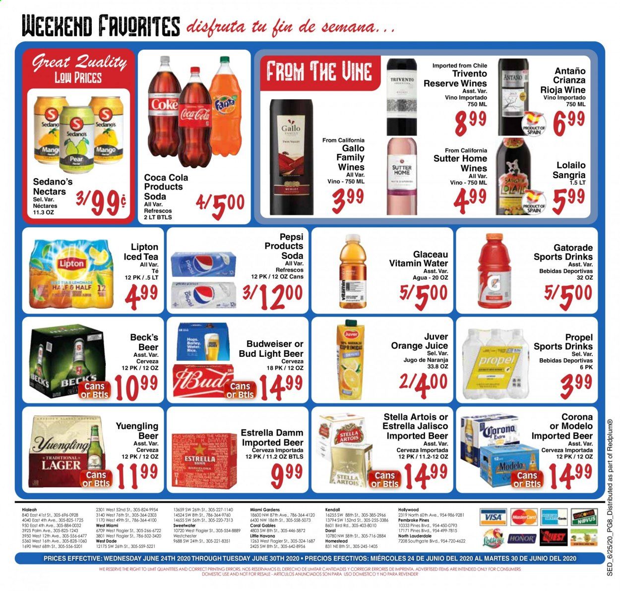 Sedano's Weekly Ad & Flyer June 24 to 30