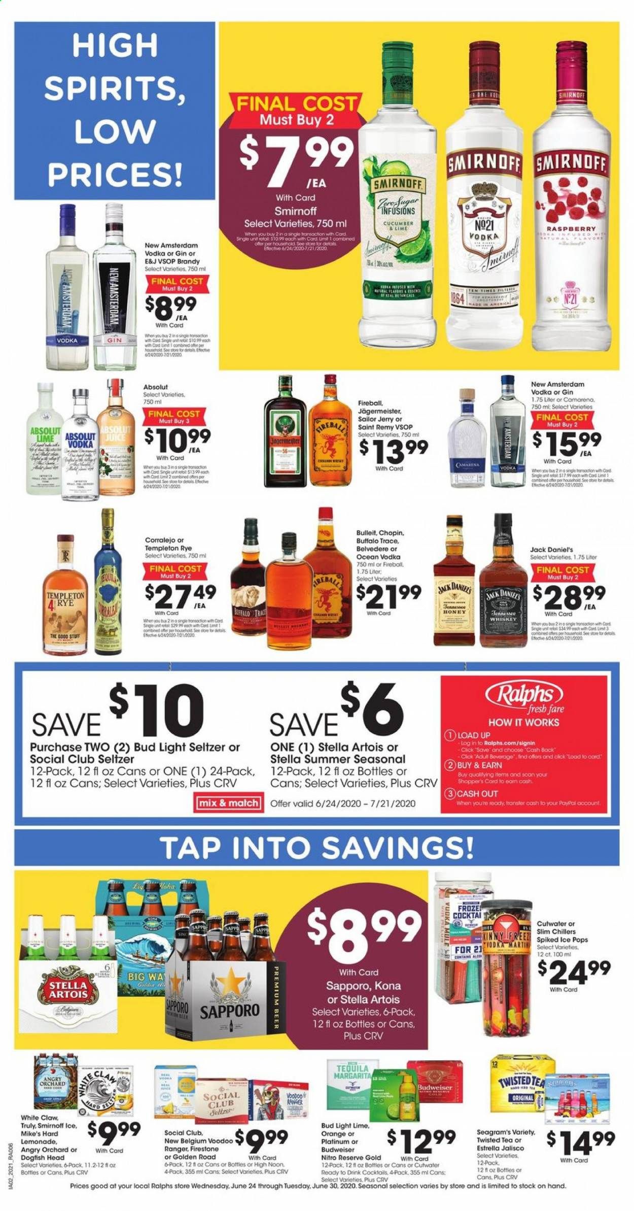 Ralphs Fresh Fare Weekly Ad & Flyer June 24 to 30