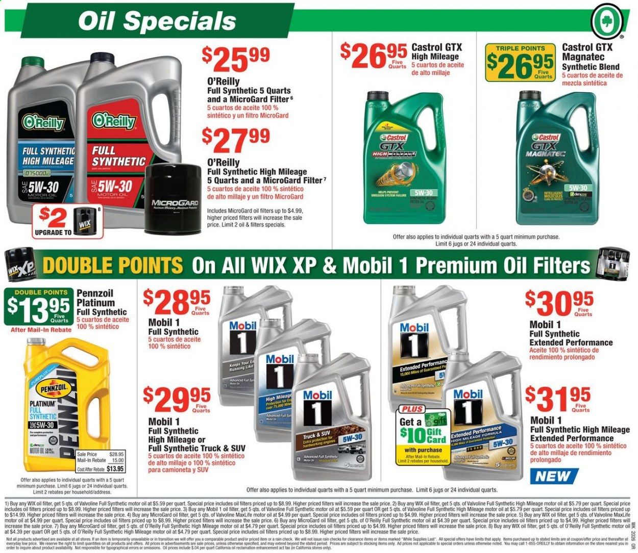 O'Reilly Auto Parts (EN) Weekly Ad & Flyer June 24 to July 28