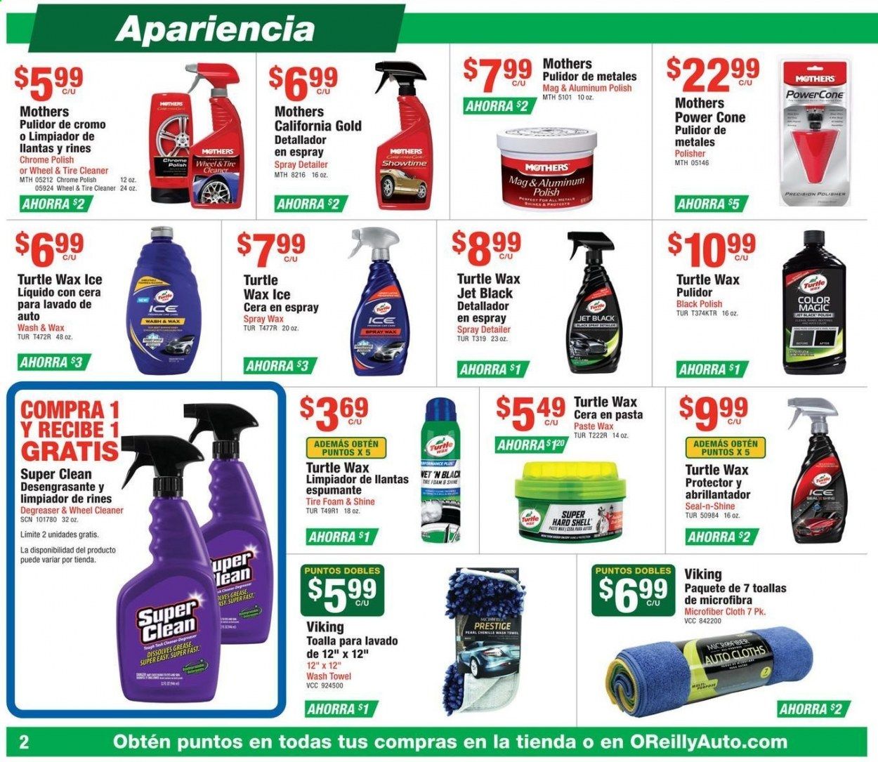 O'Reilly Auto Parts (ES) Weekly Ad & Flyer June 24 to July 28