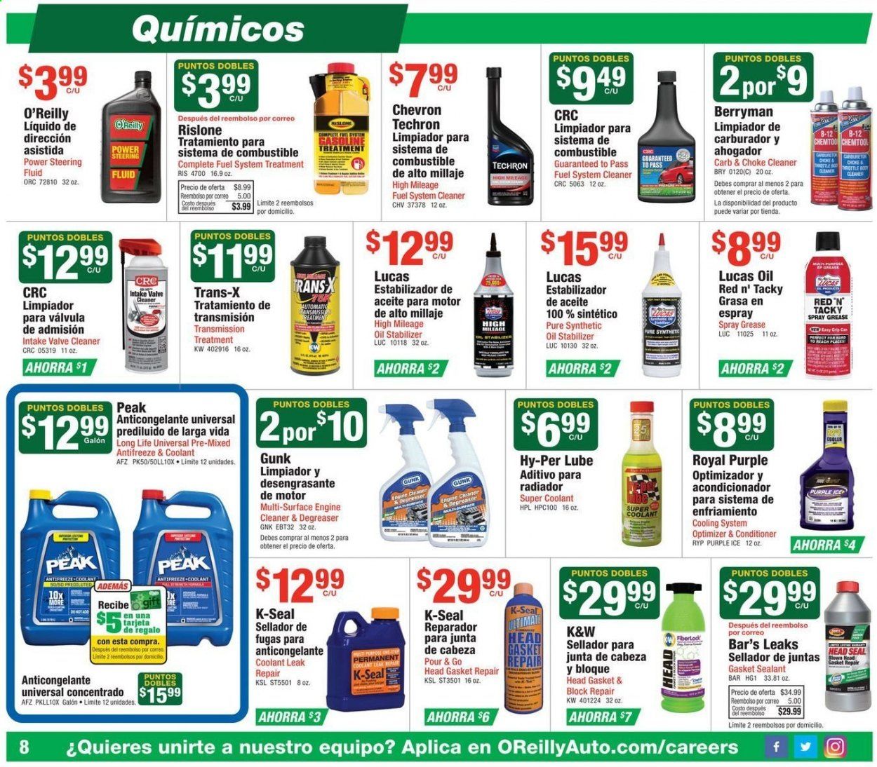 O'Reilly Auto Parts (ES) Weekly Ad & Flyer June 24 to July 28