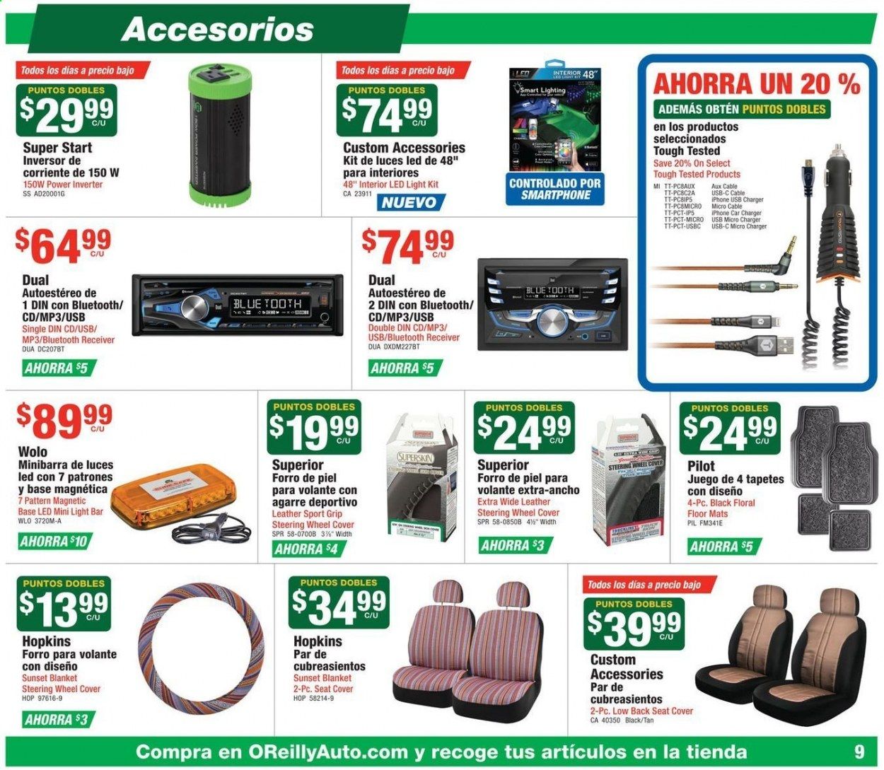 O'Reilly Auto Parts (ES) Weekly Ad & Flyer June 24 to July 28
