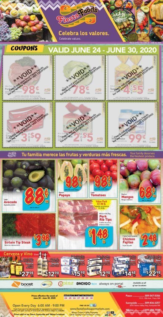 Fiesta Foods SuperMarkets Weekly Ad & Flyer June 24 to 30