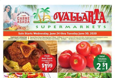 Vallarta Weekly Ad & Flyer June 24 to 30