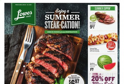 Lowes Foods Weekly Ad & Flyer June 24 to 30