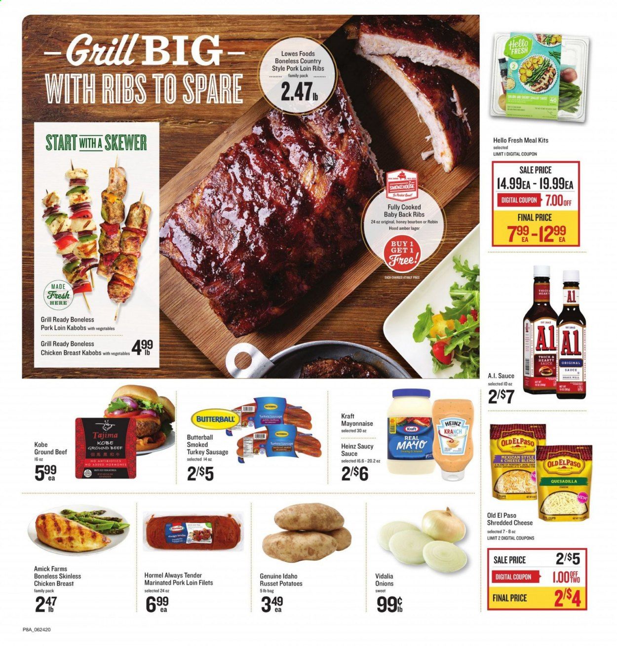 Lowes Foods Weekly Ad & Flyer June 24 to 30