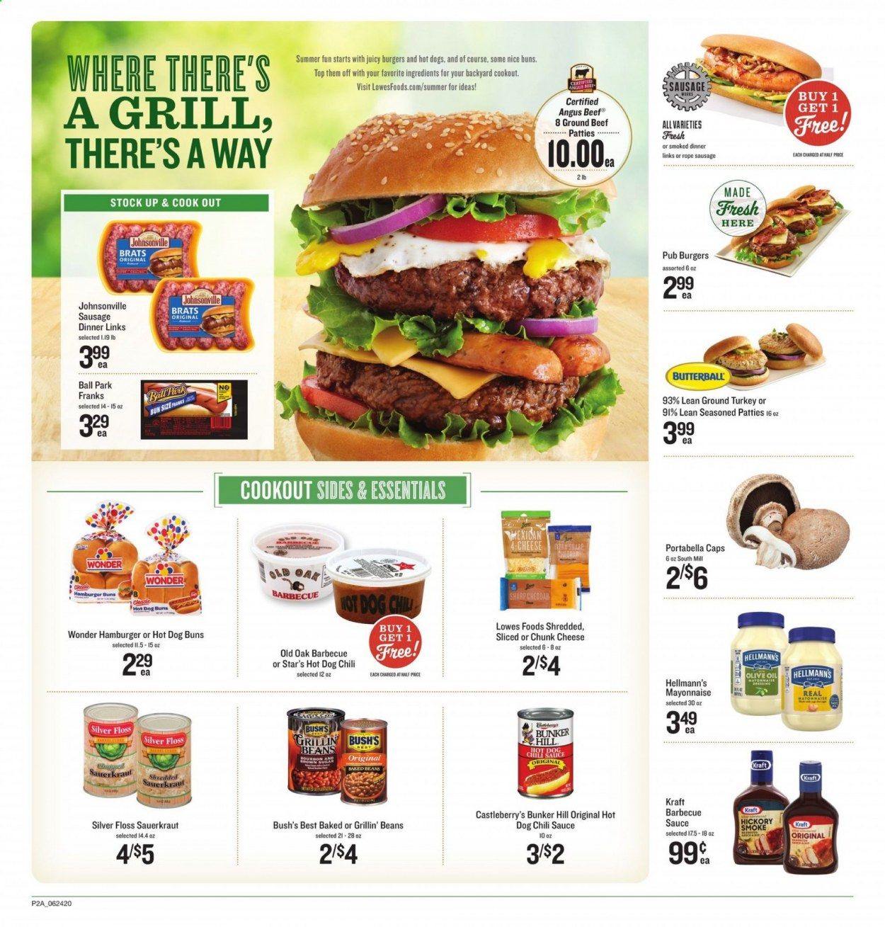 Lowes Foods Weekly Ad & Flyer June 24 to 30