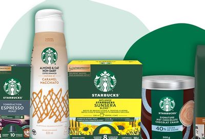 Spend $50 on participating Starbucks at Home products and get $15 Starbucks gift card