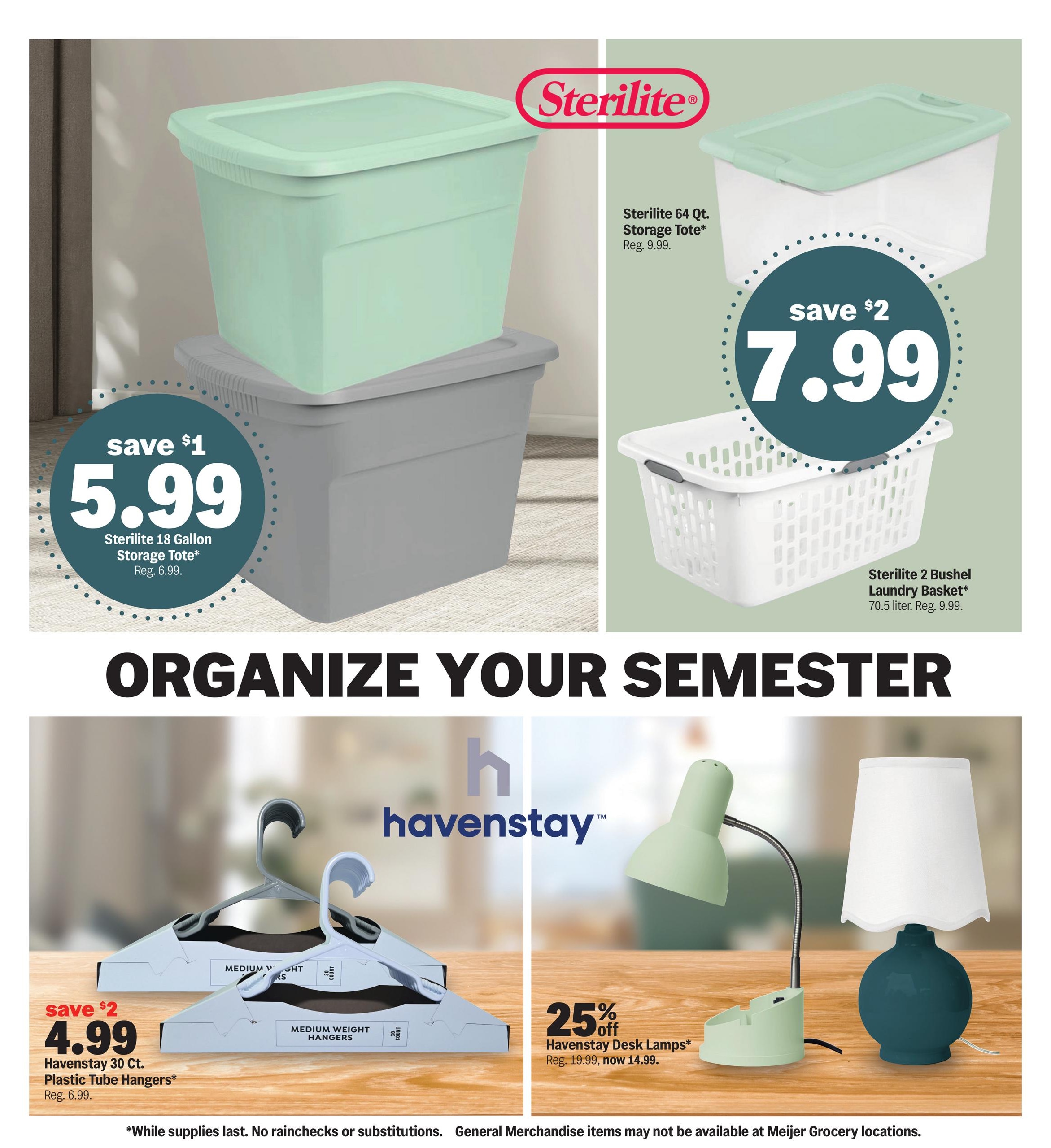 Meijer (IN, MI, OH) college vibes. real low prices. Weekly Ad August 5 - 11, 2026