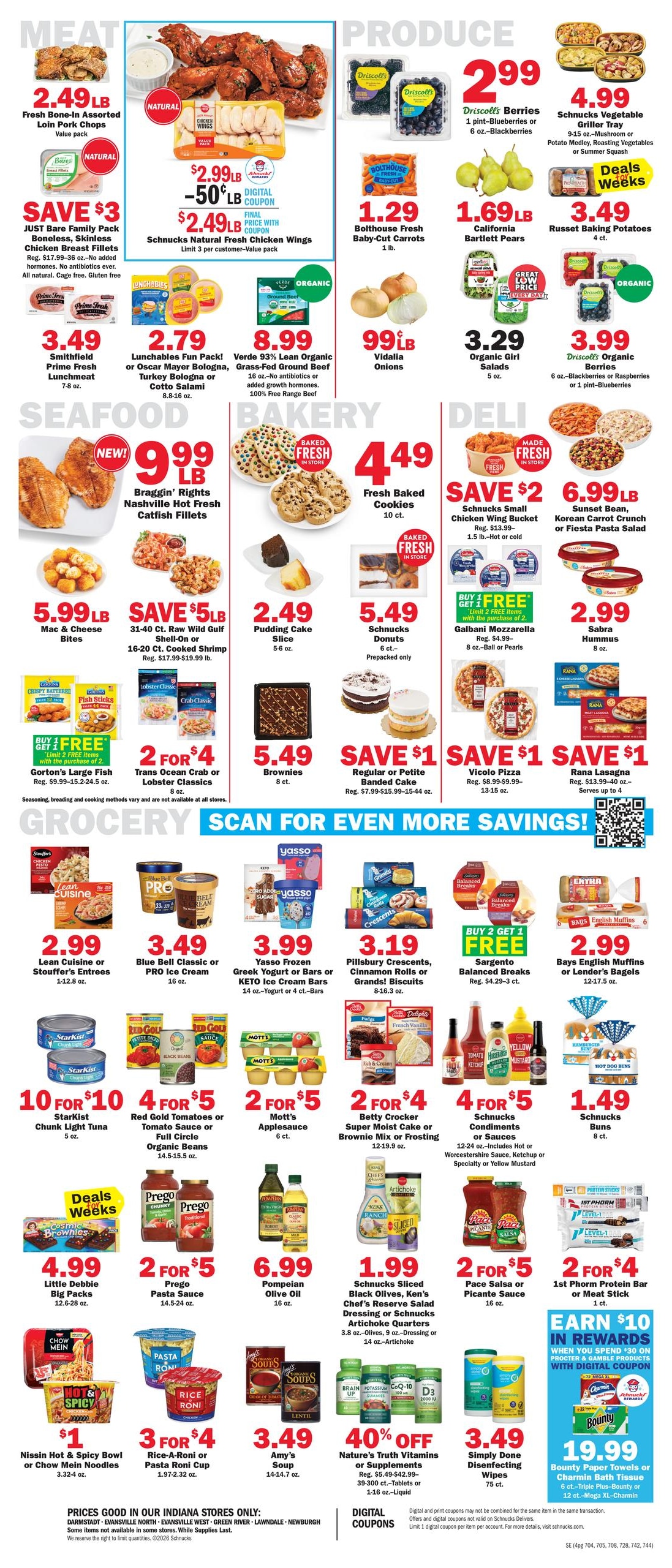 Schnucks (Evansville–Henderson Area, IN–KY) Weekly Print Weekly Ad August 5 - 11, 2026
